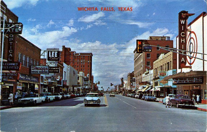 WichitaFalls-downtown-60s Wichita falls, Texas